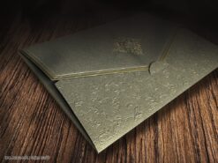 DQ-2323-Nâu Đậm Nhũ